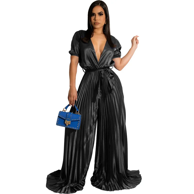 Casaul Women Velvet Jumpsuit Long Leg Pants Sporty Solid Color Bandage Streetwear Long Romper Women Jumpsuit Overalls