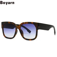 boyarn eyewear wide legged modern retro charm sunglasses trend street photography ins style sunglasses