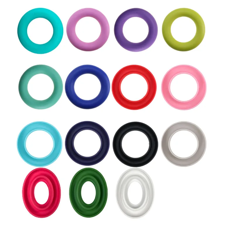 YOKOYAMA Sewing Tool 1PCS Silicone Bobbins Storage Box Rubber Ring Compact Lightweight Sewing Case Container 2 Colors Optional
