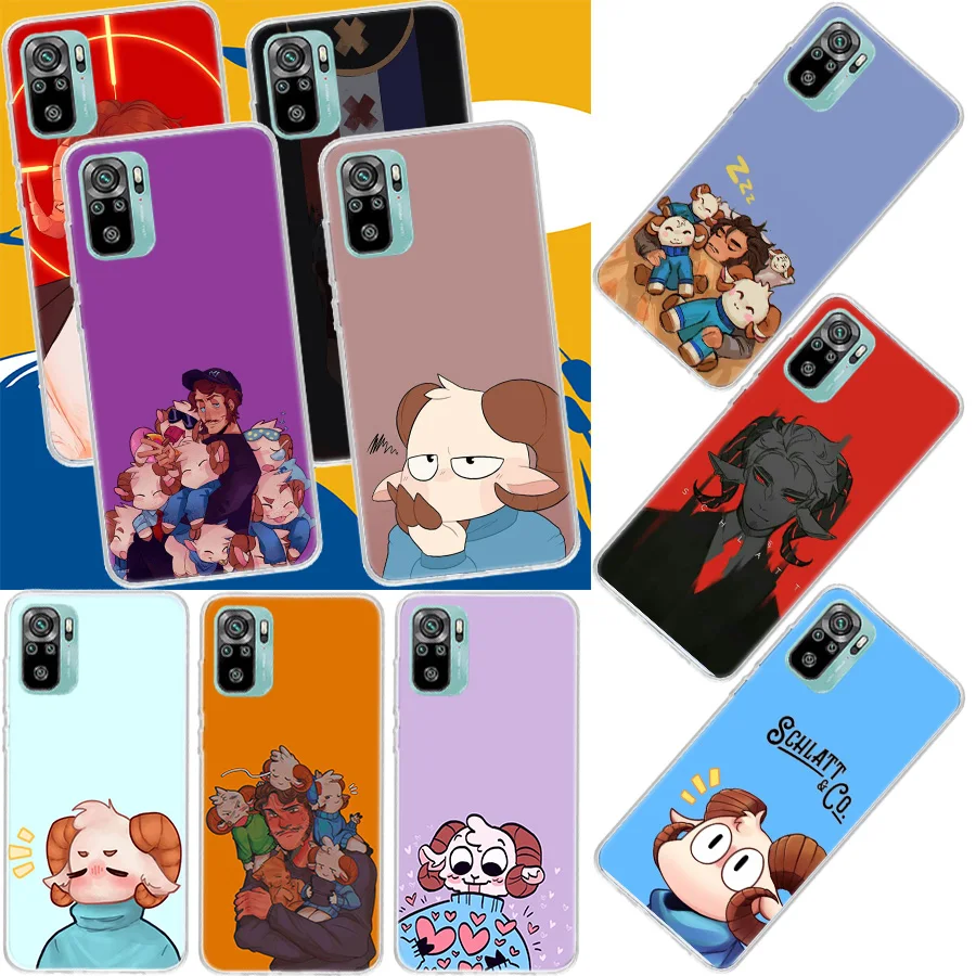 Чехол для телефона Jschlatt Sheep для Xiaomi Poco M3 M4 M5 M5S X3 NFC X4 GT X5 Pro F3 F2 Mi A1 A2 A3 CC9E Note 10 Lite, мягкий чехол S