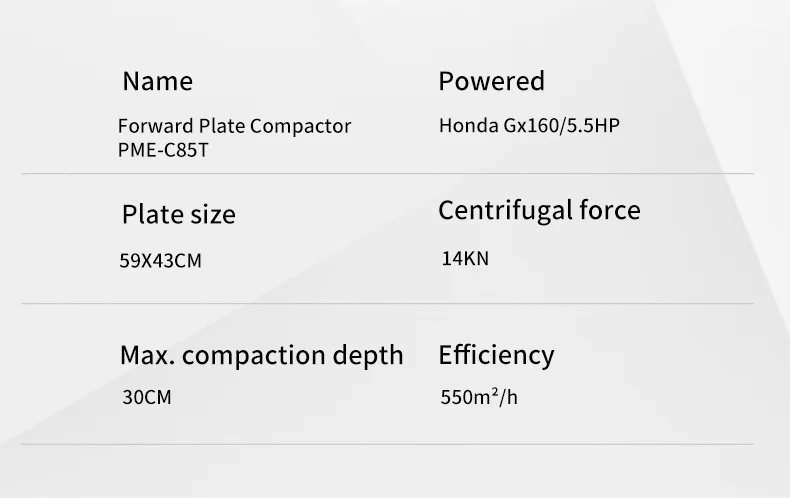 PME-C85T Ручной портативный резервуар для воды с гравийным вибрационным передним