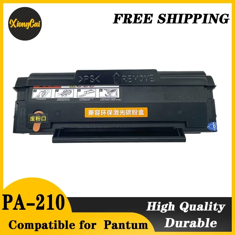 

Compatible PA-210 PA-210E Toner Cartridge For Pantum M6500w P2500W M6500 P2500 2200 M6550 M6600 With Chip 1600pages