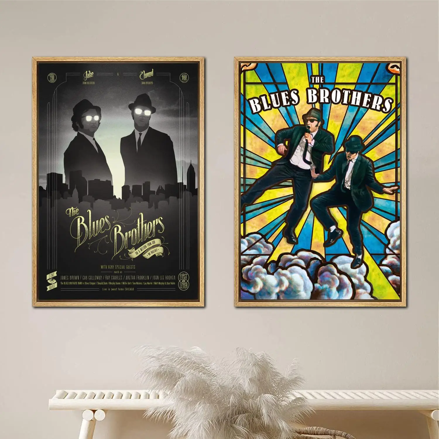 The Blues Brothers Poster Painting 24x36 Wall Art Canvas Posters room decor Modern Family bedroom Decoration Art wall decor