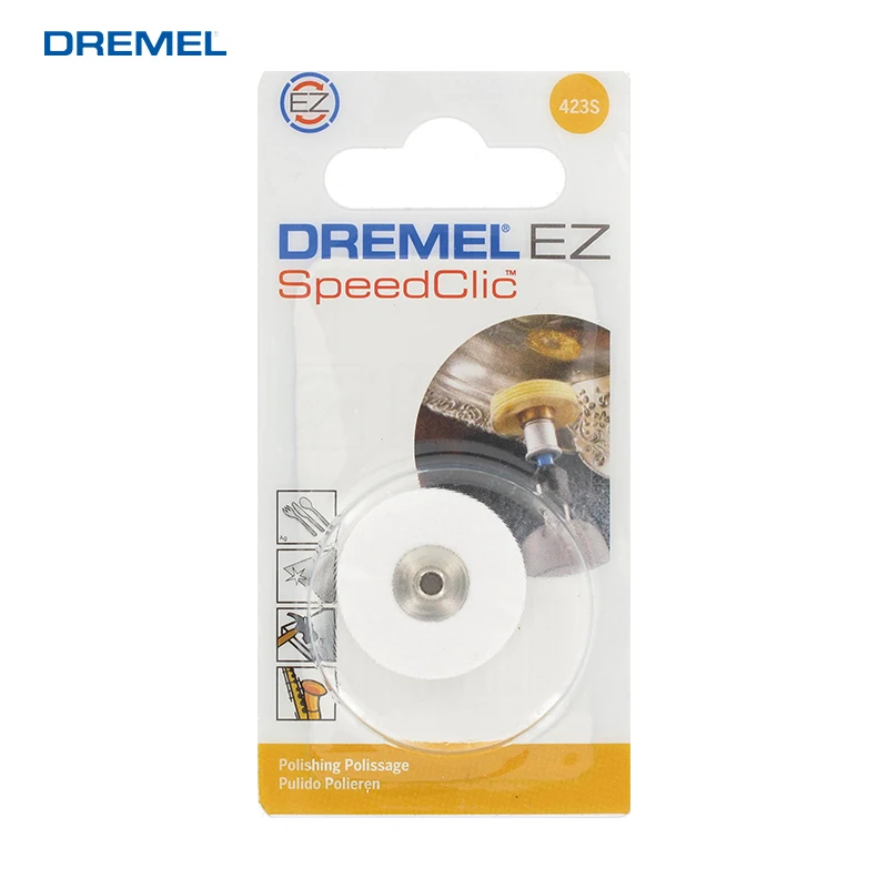 Dremel Ez423 Ez Speedclic Полировальный тканевый круг 421 полировальный состав шлифовальная