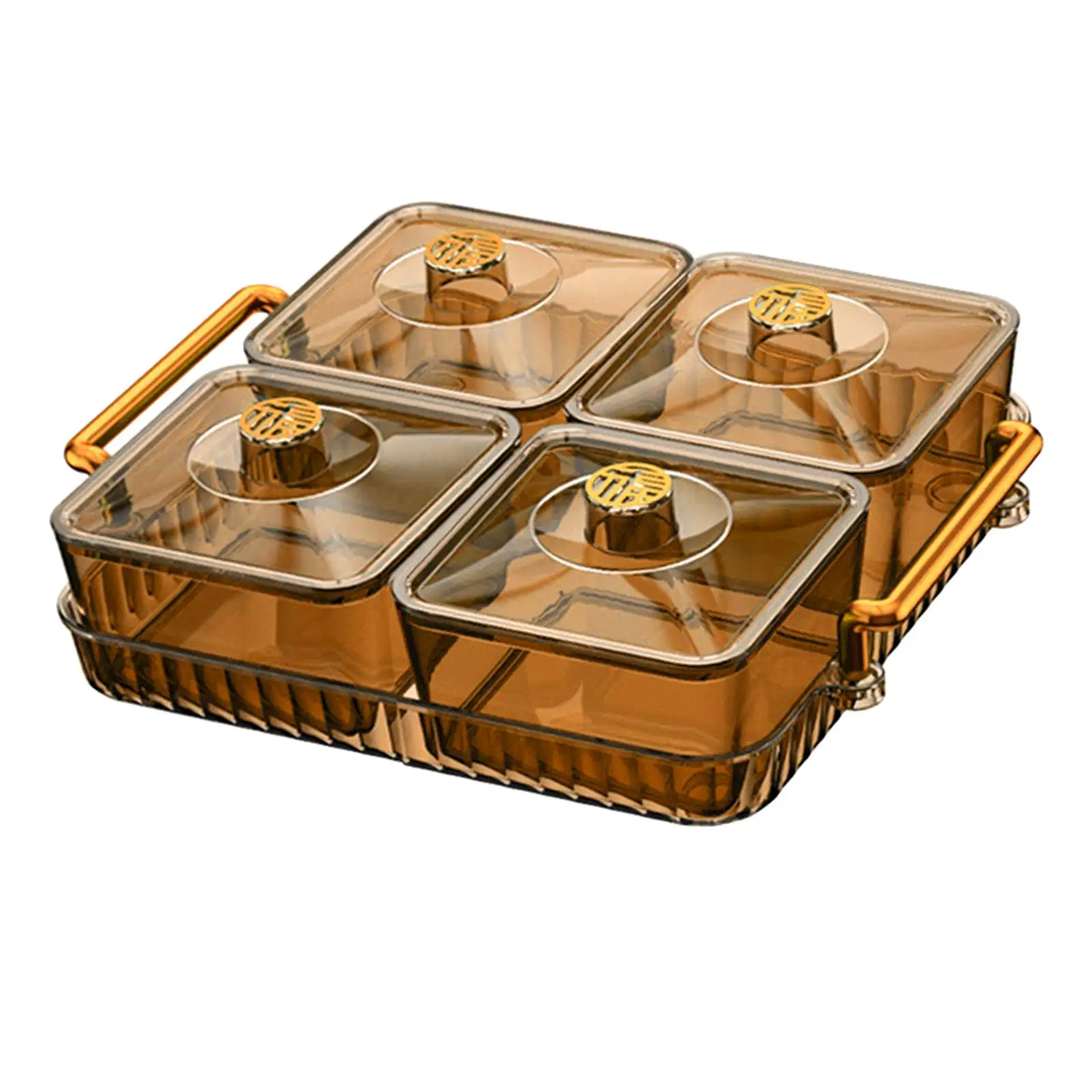 Портативный контейнер для закусок Tarleka Многофункциональная тарелка хранения