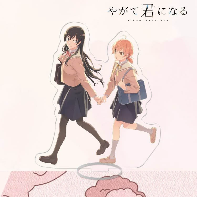 Фото Yuri Anime Bloom Into You акриловая подставка Yuu Koito Touko Nanami экшн-фигурка игрушка акриловая настольная подставка модель игрушки подарки 15 см №2