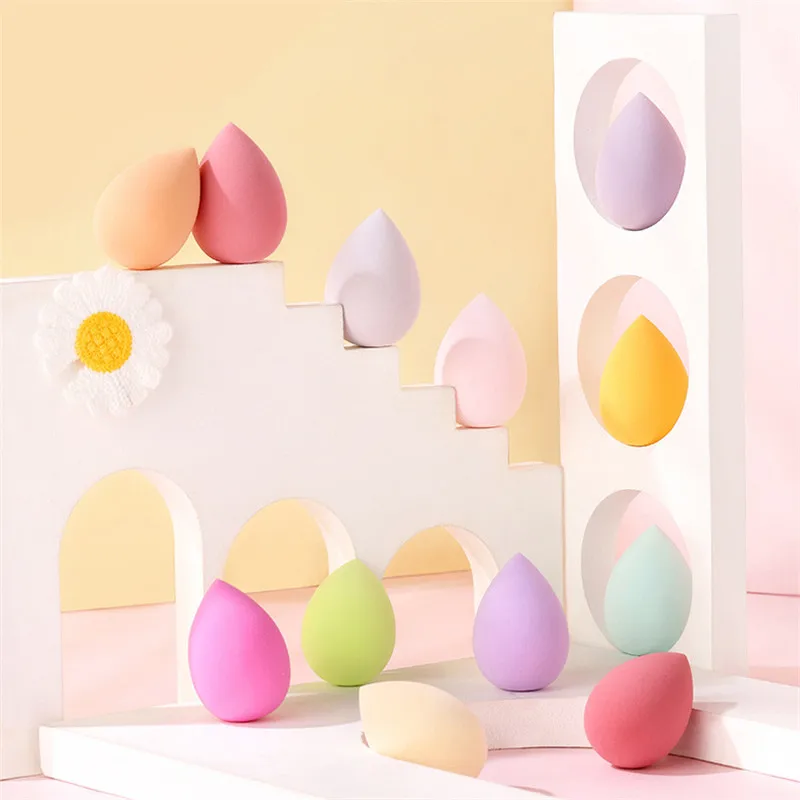 

New Beauty Makeup Egg Cosmetic Puff Makeup Sponge Cushion Foundation Powder Sponge Beauty Tool Drop Gourd Shape Make Up Tools