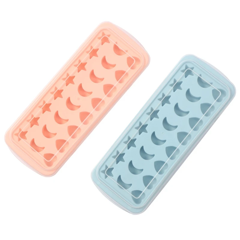 

Силиконовые гибкие поддоны для кубиков льда с 24 картриджами, форма для кубиков льда, 85DA