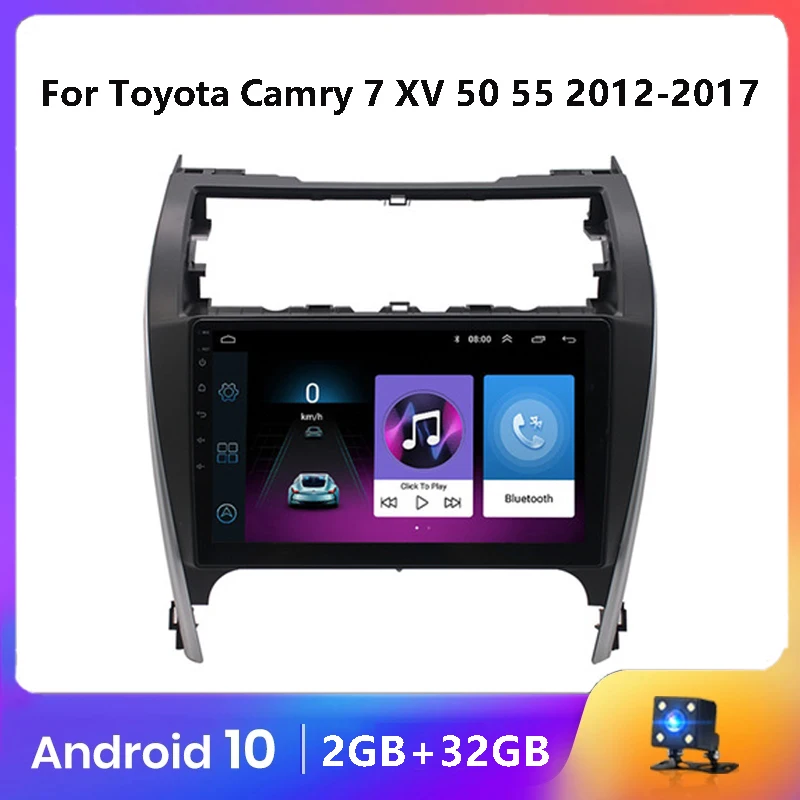 

Android 10.1 2 Din Car Multimedia Player Car Radio Stereo for Toyota Camry 6 40 50 2006-2011 GPS Navigation Head Unit Bluetooth