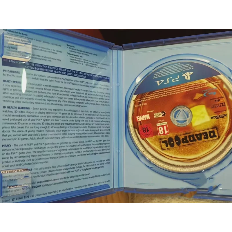 Sony Playstatio4 PS4 Подлинная подержанная игра CD Dead Pool Playstation4 игровая карта SONY Ps4 игры