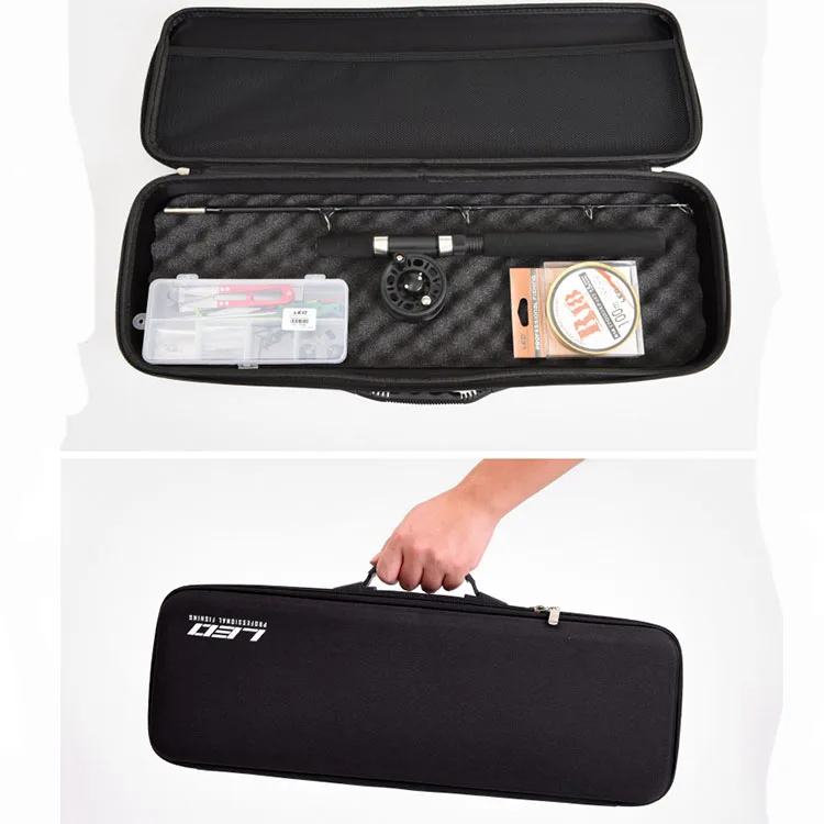 Набор из удочки и катушки для подледной рыбалки 80 см