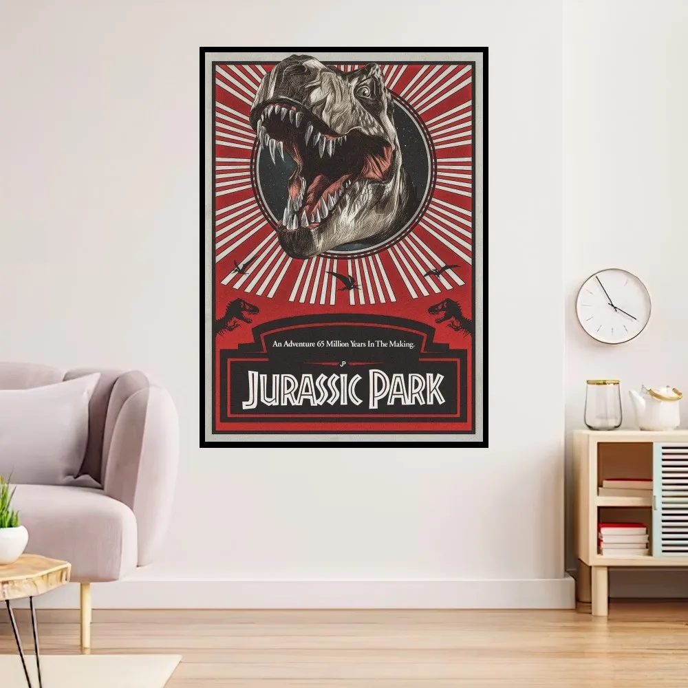 Постер в стиле фильма Парк Юрского периода Настенная картина с принтом для