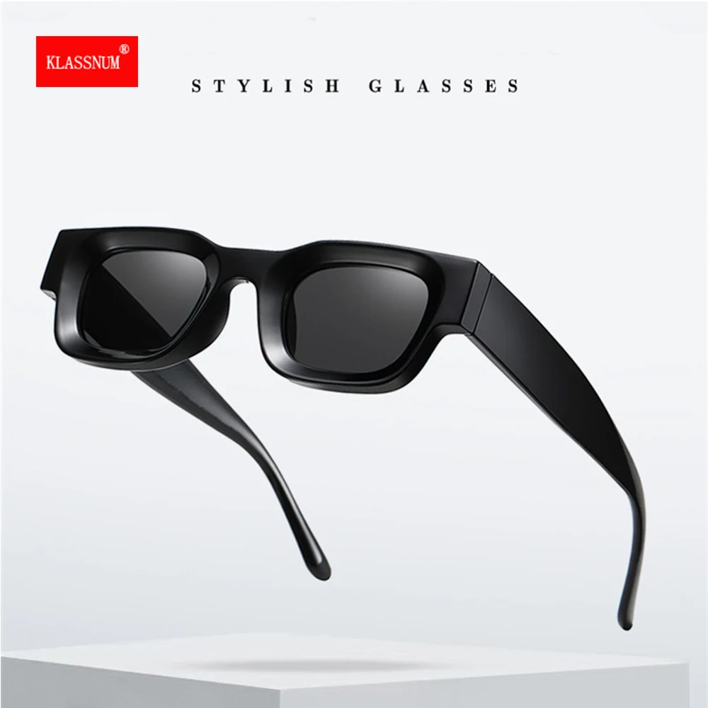 

Small Rectangle Polarized Sunglasses Men Retro Punk Shades Anti-glare UV400 Brand Designer Trending Sun Glasses 2023 New