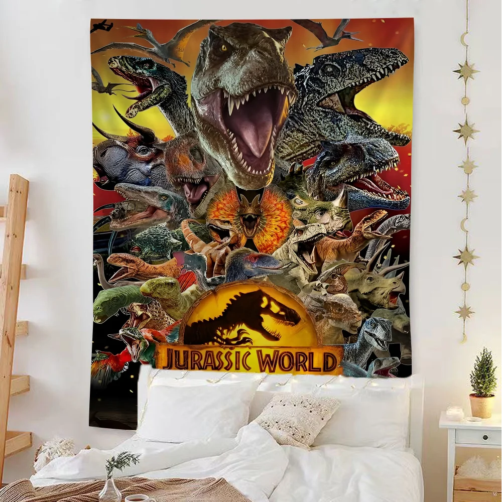 Большой Настенный Гобелен J-Jurassic W-World D-Queen с принтом подвесной Таро хиппи