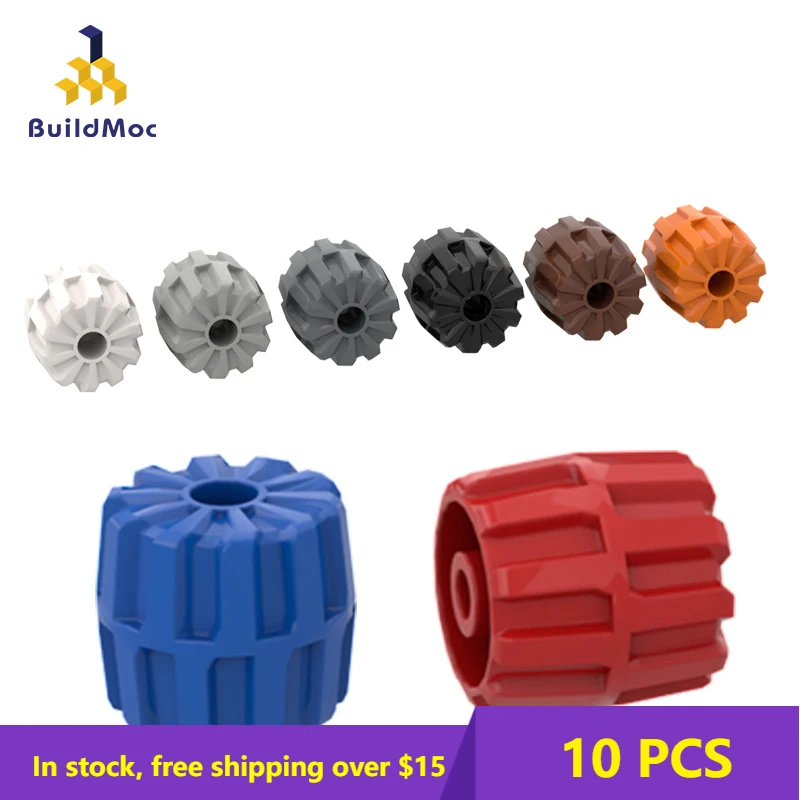 

10PCS MOC Bricks Assembles Particles 6118 24mm small hard wheels Building Blocks Parts DIY Educational High-Tech Parts Toys