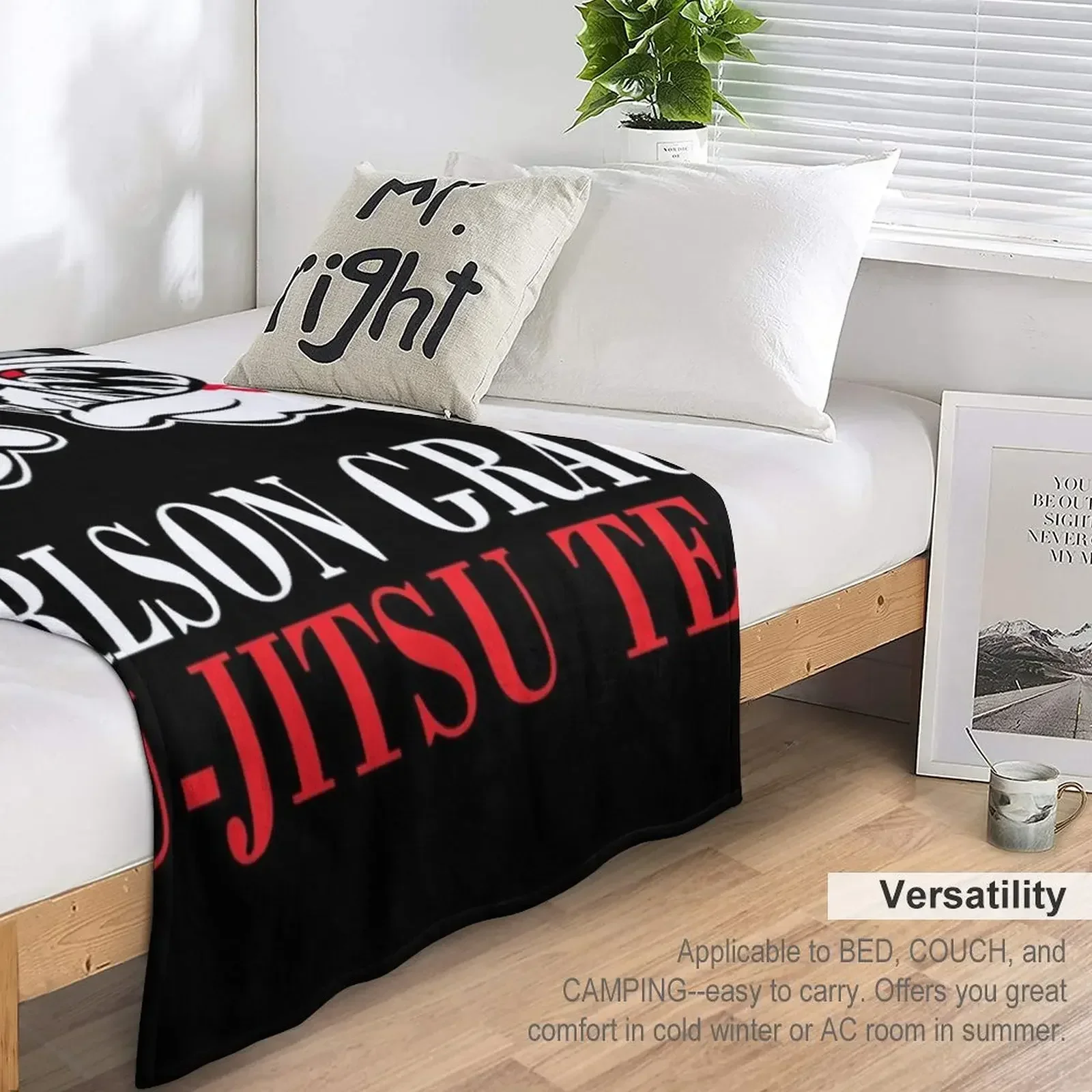 Одеяло с логотипом команды Carlson Gracie Jiu-Jitsu для малышей одеяло детского дивана