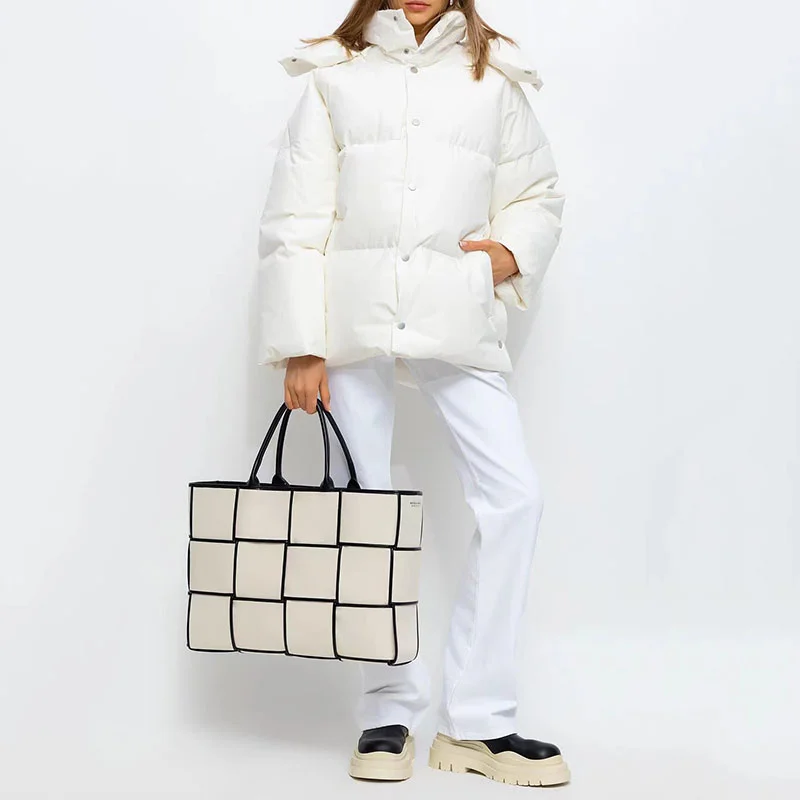 

Женская зимняя куртка с капюшоном, теплое толстое пальто с длинным рукавом, высококачественный гусиный пух, Filledovercoat Traf y2k, новинка 2023