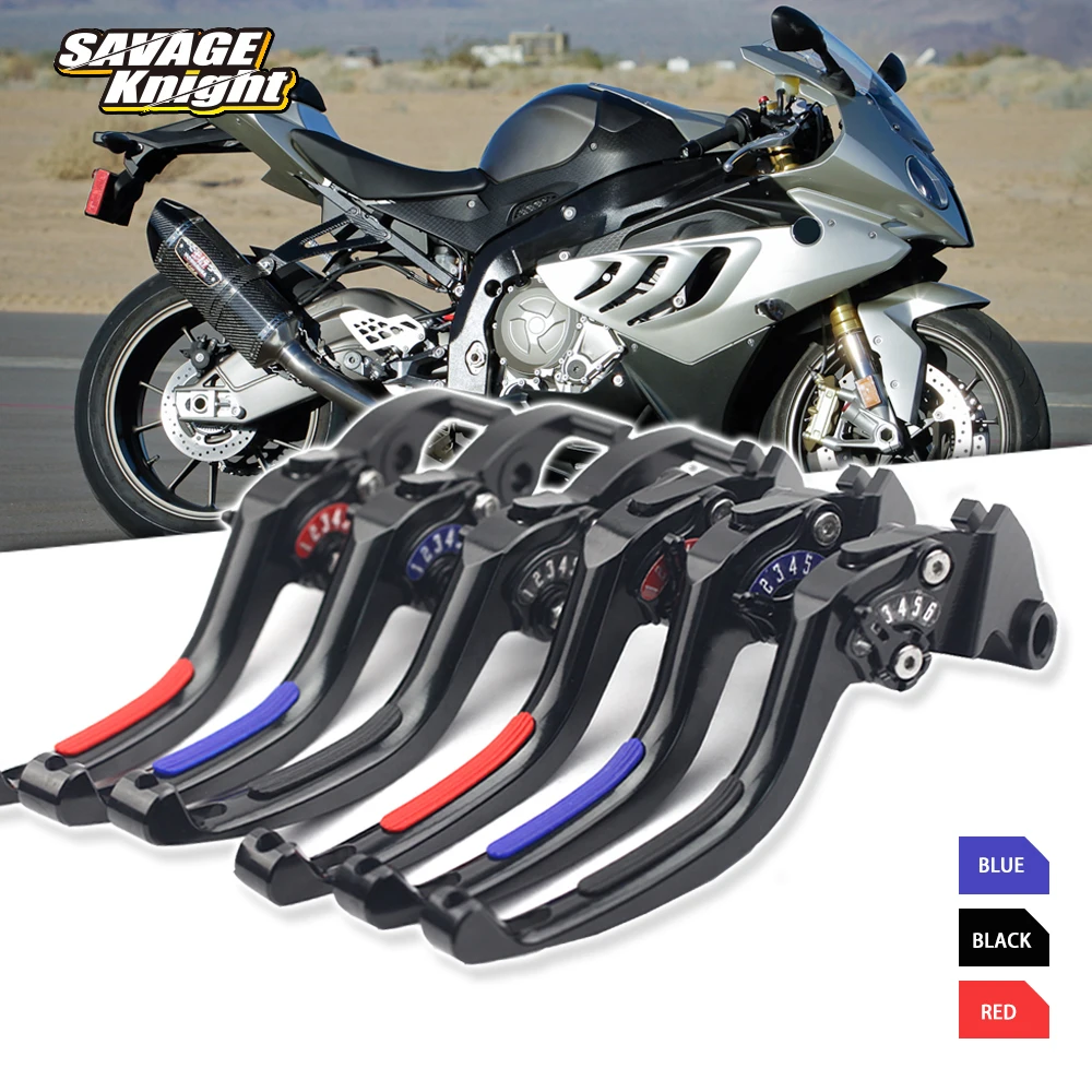 

For BMW S1000RR S 1000 RR 2010-2018 Brake Clutch Levers Motos Accessories CNC Aluminum Adjustable Folding Extendable Handlebar