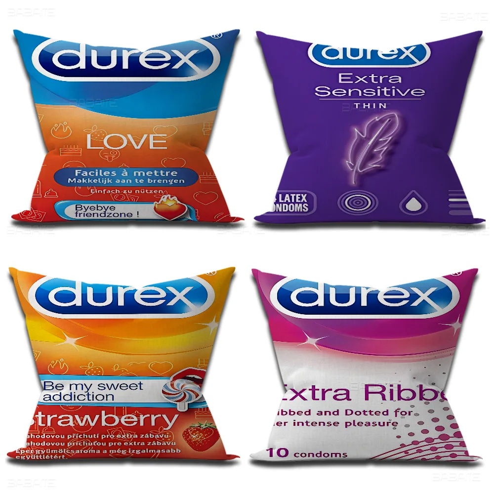 Сексуальный бренд презерватива D-Durexes кленовый дизайн чехол для подушки
