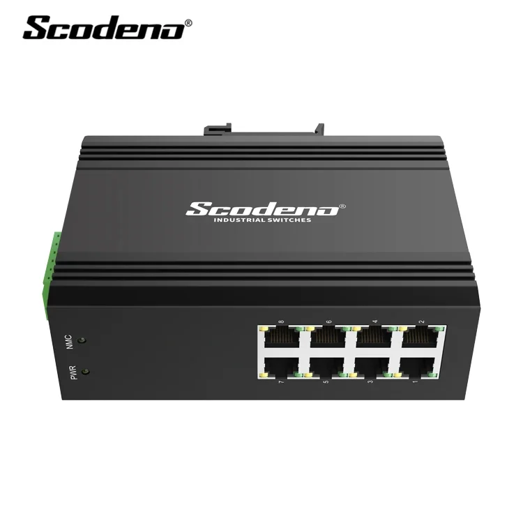 Оптовая продажа, 8-портовый промышленный Ethernet-коммутатор, 101001000 IP40, DIN-рейка, уличный неуправляемый гигабитный Ethernet-коммутатор, 8-портовый PoE (art.: 3920ccd287c78) - 3920ccd287c78