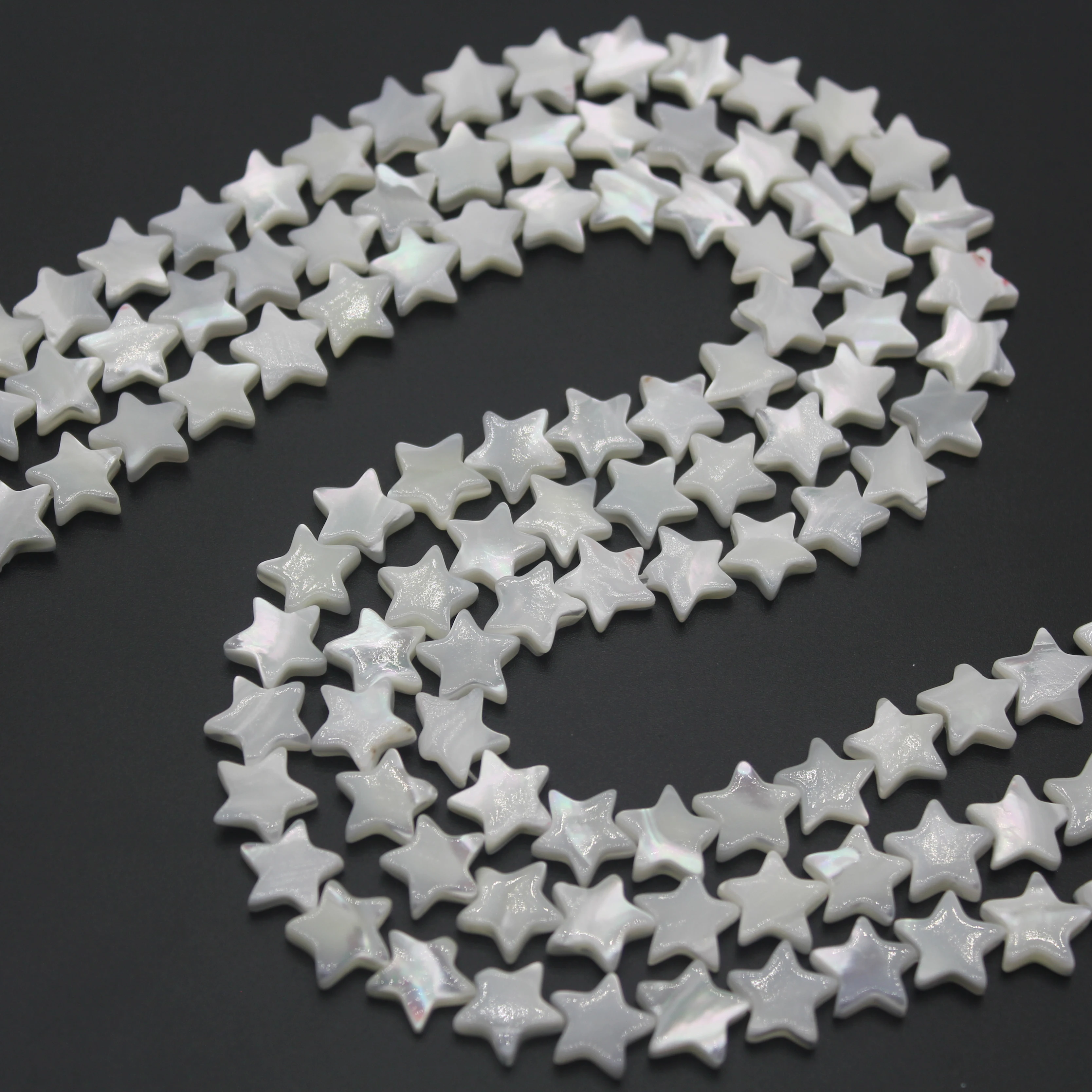 Натуральная ракушка, звезда, белые бусины, перламутровая кожа морской воды, аксессуары ручной работы для браслета