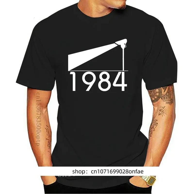 

Новинка 1984, футболка George Orwell Big Brother, все цвета, летние топы с круглым вырезом, футболка