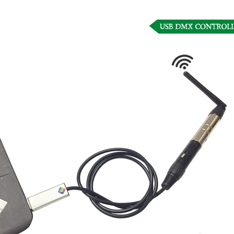 USB To DMX 512 Interface LED DMX512 Computer PC Stage Lighting Controller Dimmer Cable