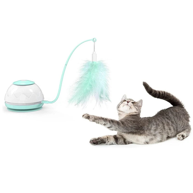 

Электрическая игрушка для кошек, Интерактивная моторизованная палочка, автоматическая игрушка с 4 режимами для кошек