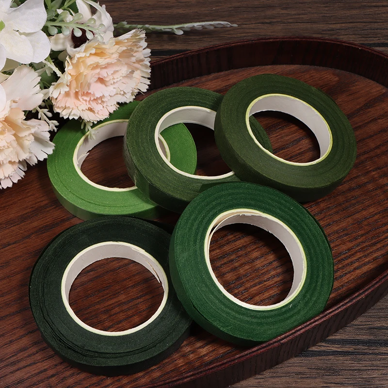 Самоклеящиеся бумажные ленты 27 м в виде тычинков для украшения букета