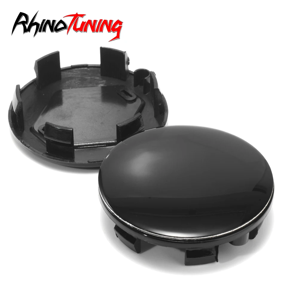 

1pc 52mm 51mm Wheel Hub Caps For Rim Center Cover Whith Solid Black Color Sticker Refits Dust Styling Auto Accessroies