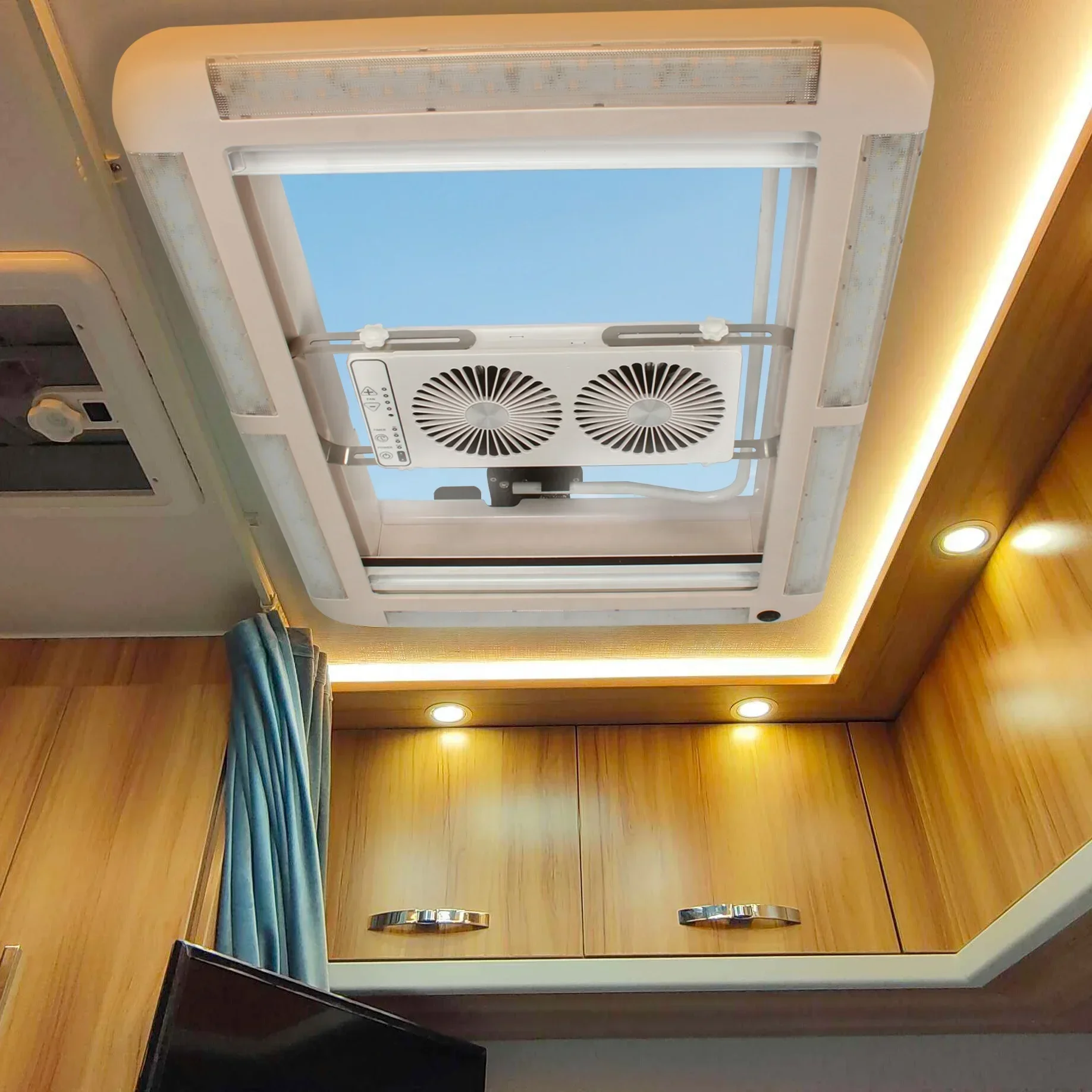 Лидер продаж бесшумный подвижный портативный вентилятор для автодома 12 В