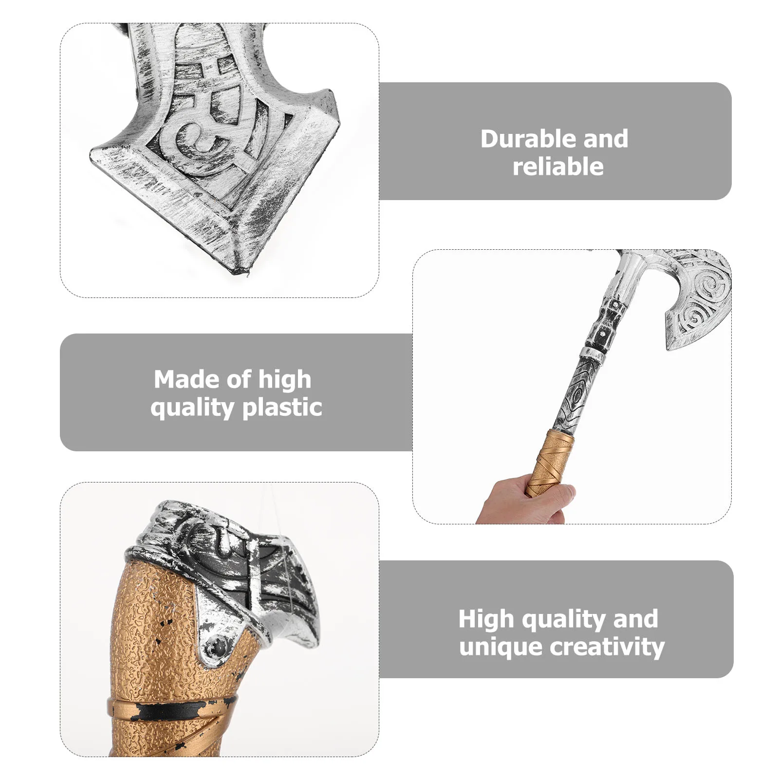 2 шт. пластиковый топор для косплея