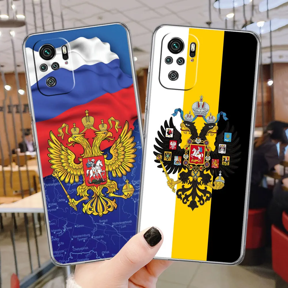 

Russian Flag Silicone Case for Xiaomi Redmi Note 10S 8T 9S 11S 11 10 Pro 11T 9 K40 8 7 9A 9C 9T 10C Note 10 Shell Soft Funda