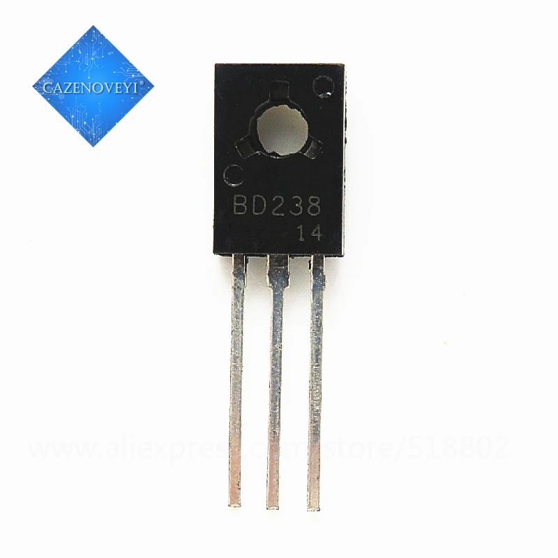 20 шт. BD238 PNP 80V 2A TO-126 в наличии
