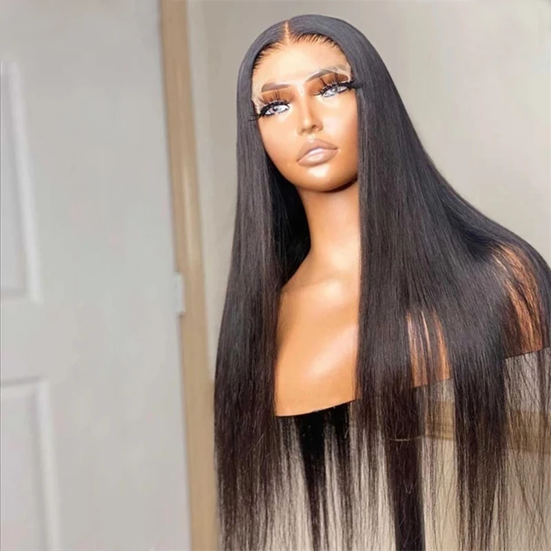 

Soft Straight 13x4 Lace Front Wig with 4x4 Silk Base For Women Deep Part Pre Plucked Glueless Synthetic Heat Resistant Fiber