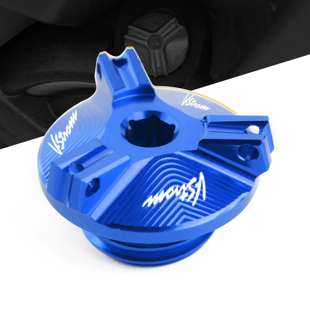 

For SUZUKI DL650 V-Strom DL1000 DL 650/XT 1000/XT V Strom Motorcycle CNC Aluminum Oil Filler Cap Cover
