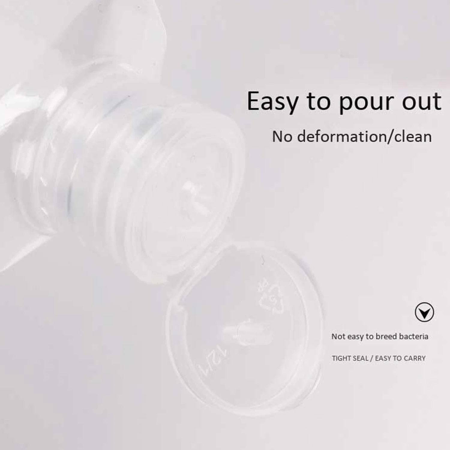 40 шт. пластиковые контейнеры для путешествий 2 унции 60 мл