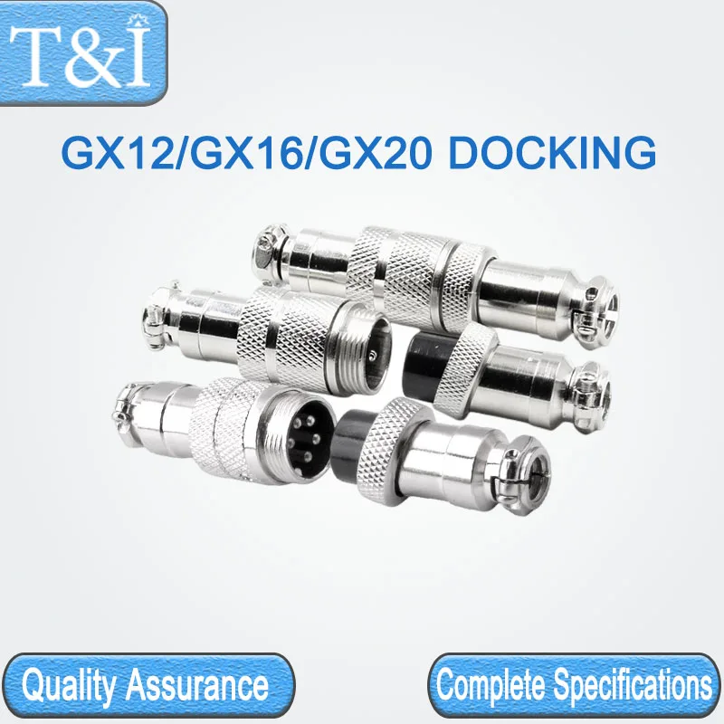 

5/10/100Sets GX12 GX16 GX20-2/3/4/5/6/7/8/9/10/12/14/15P Electronic Aviation Automobile Waterproof Male Female Docking Connector