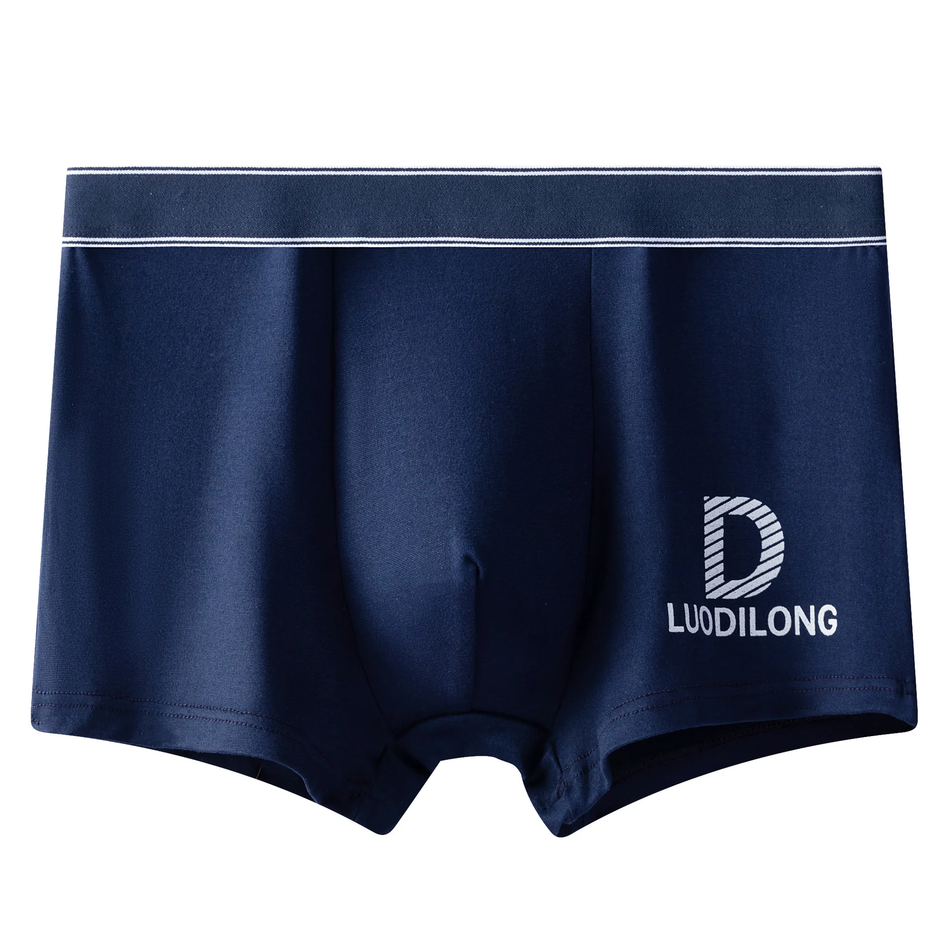 4-piece combination men's underwear men's boxers seamless youth mid-waist trendy printed self-heating cloth boxers