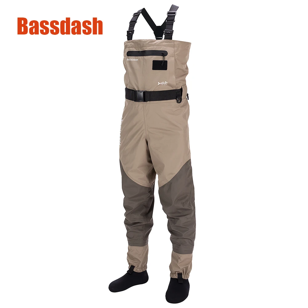 Фото Bassdash мужские рыболовные чулки, дышащая легкая грудь и талия, трансформер для охоты, 7 размеров №1