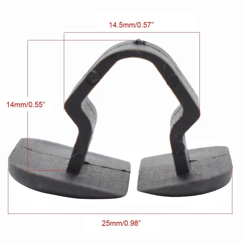 Пластиковая бленда заклепка фиксатор 1H5863849A01C для VW Polo Tiguan Passat B5 SEAT Leon 2 Skoda Octavia 10