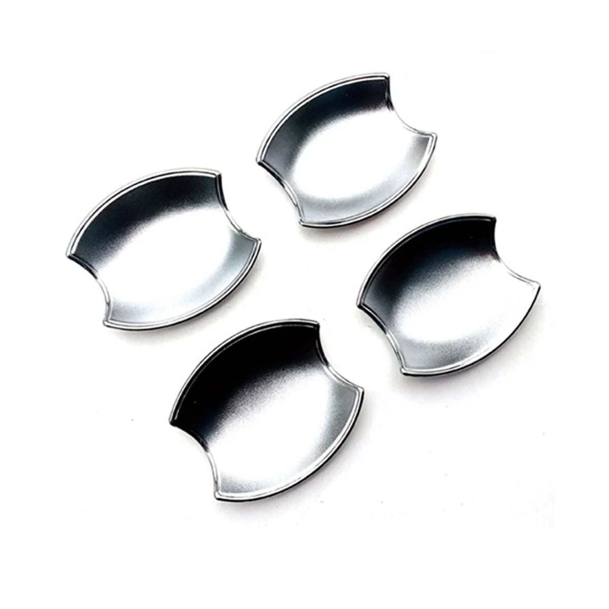 

Car Silver Door Handle Bowl Cover Cup Cavity Trim Insert Catch Molding Garnish for 2022