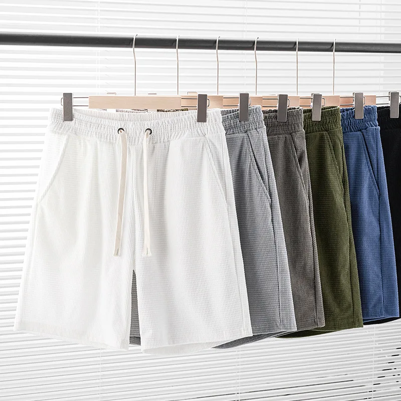 

Pants Men's Casual Sports Shorts Loose Straight All-match Drawstring Couple Pants Spring and Summer Design Simple Sports Pants