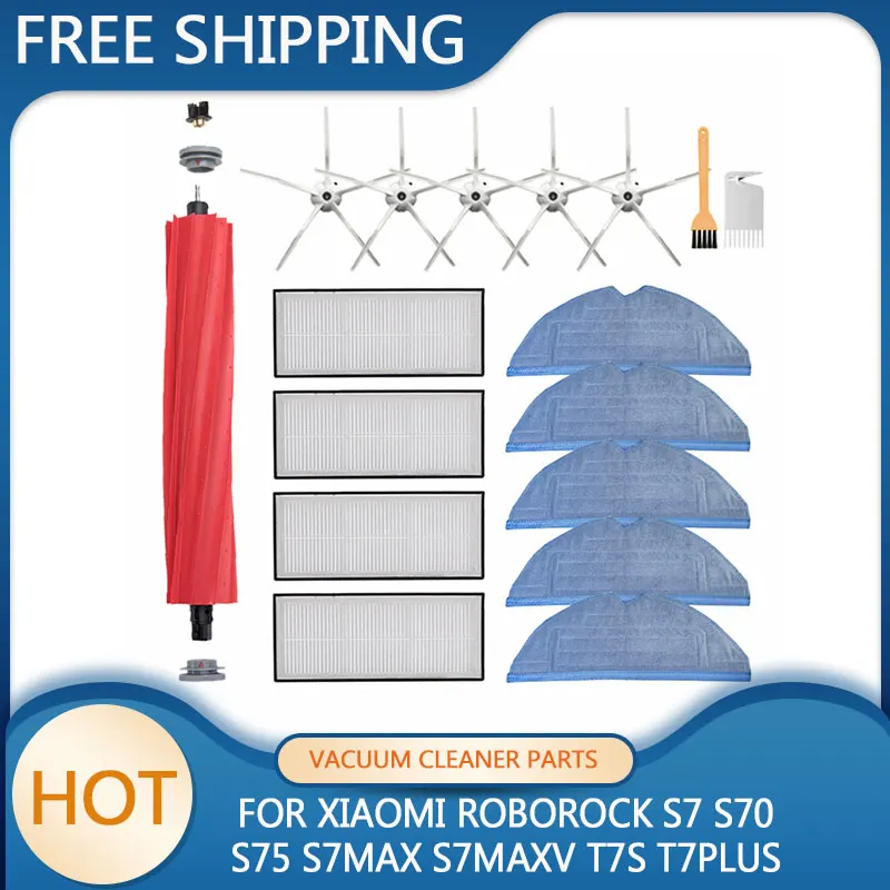 

Запчасти для пылесоса XiaoMi Roborock S7 S70 S75 S7Max S7Max T7S T7Plus