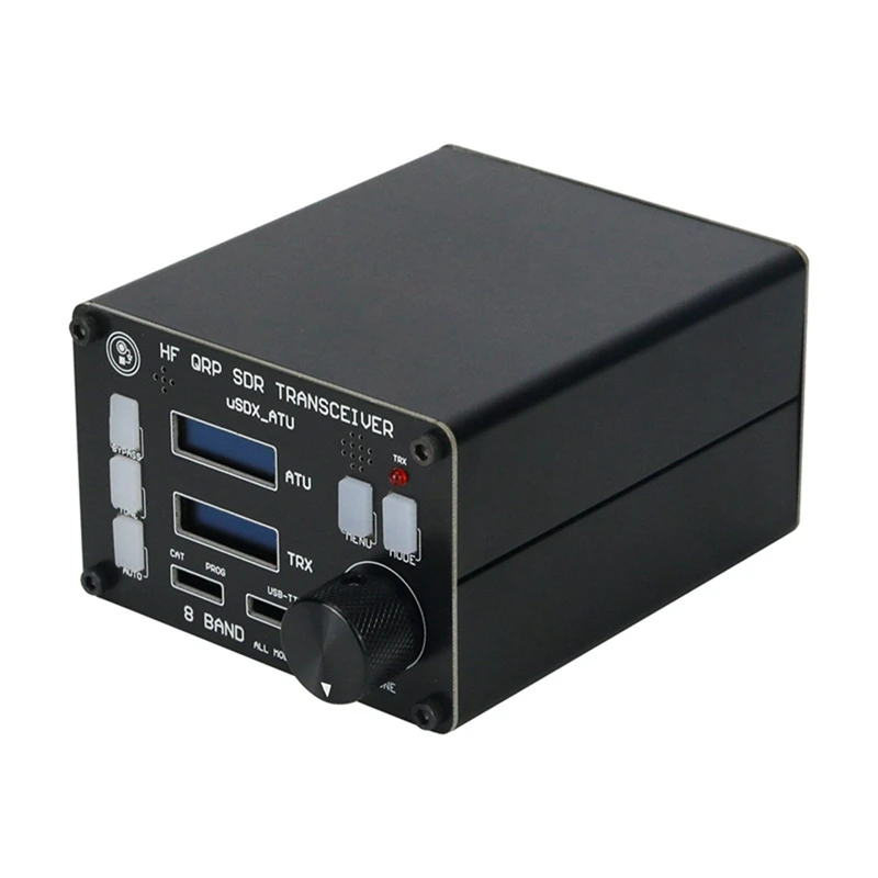 

USOTA-ATU USDX SDR трансивер, все режимы, 8 полос, радиостанция HF Ham QRP, приемопередатчик непрерывного действия, антенна, тюнер, дисплей с двумя экрана...