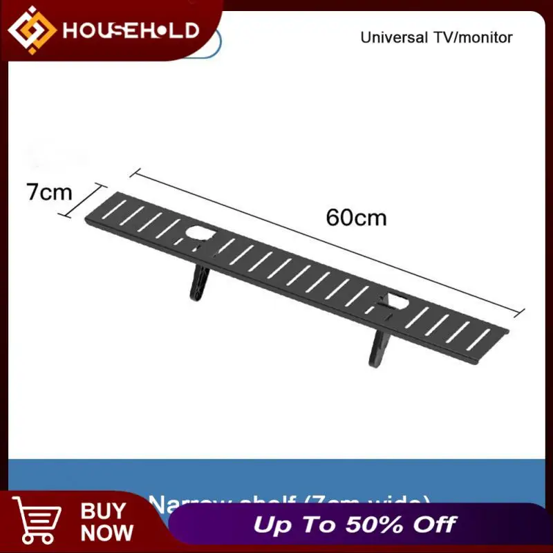 

2023 Multifunctional Tv Screen Top Storage Shelf Practical Desktop Display Stand Wall-mounted Storage Rack Household Accessories