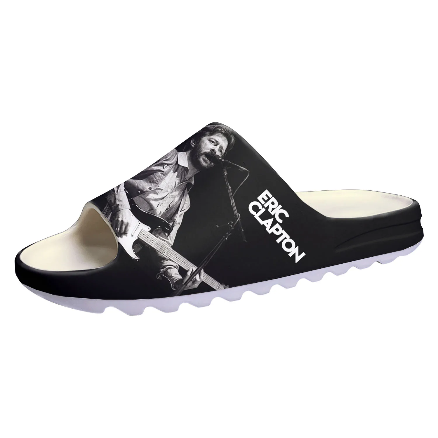 Eric Clapton Rock Guitar Soft Sole Sllipers Home Clogs Water Shoes Mens Womens Teenager Bathroom Beach Customize on Shit Sandals