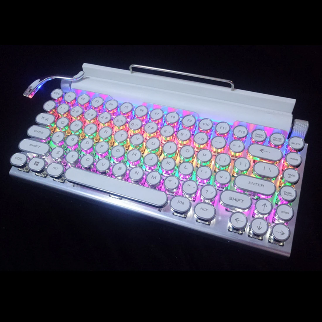 Классическая игровая клавиатура в стиле ретро с 84 клавишами Проводная