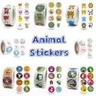 500-4000 шт., наклейки в виде животных