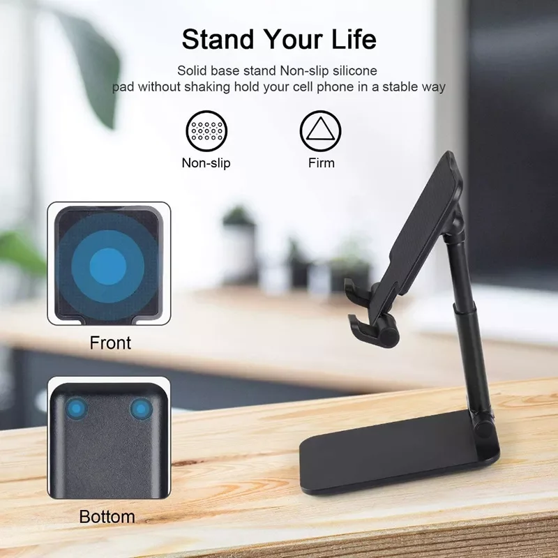 

Factory Direct Selling For iPhone iPad Adjustable Desktop Tablet Holder Universal Table Cell Phone Stand Desk Mobile Phone Hold